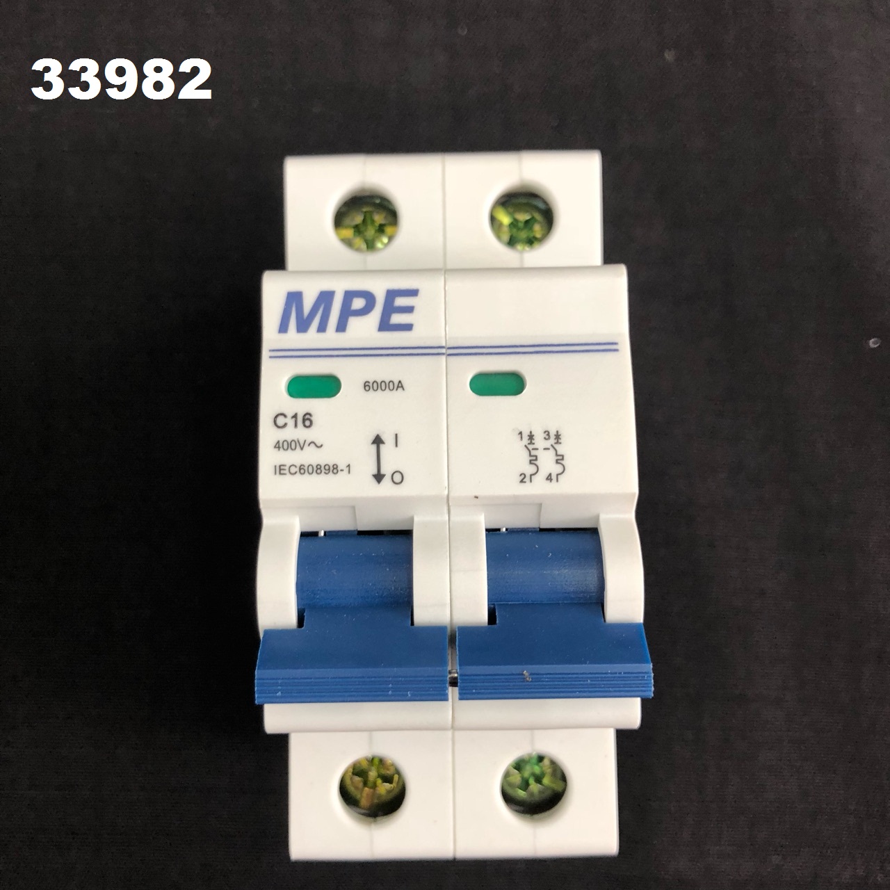 Cầu dao tự động MCB 2 cực 16A 6kA MPE MP6-C216