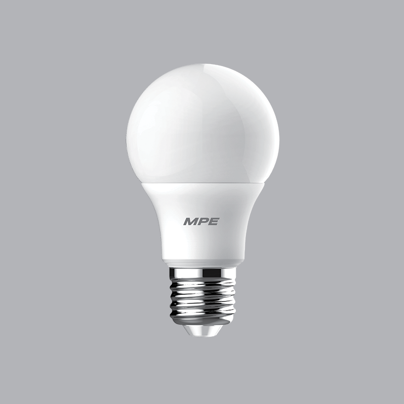 Bóng đèn Led Bulb 3W MPE LBD-3V, ánh sáng vàng, đóng gói 1 cái/ hộp, 100 cái/ thùng