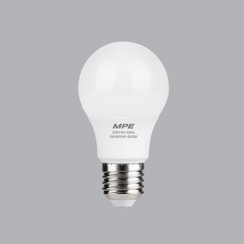 ĐÈN LED BULB 5W MPE LBD-5V ÁNH SÁNG VÀNG