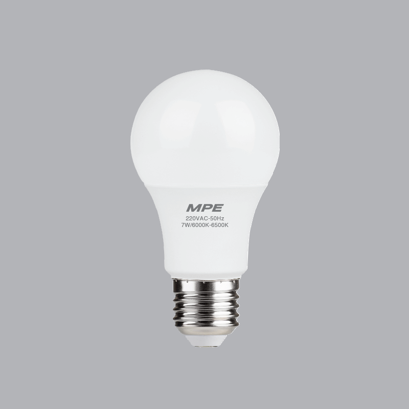 ĐÈN LED BULB 7W MPE LBD-7V ÁNH SÁNG VÀNG