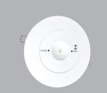 Đèn Led Downlight âm trần emergency 3W, kích thước ø140mm, lỗ khoét trần ø60mm MPE EM-AT