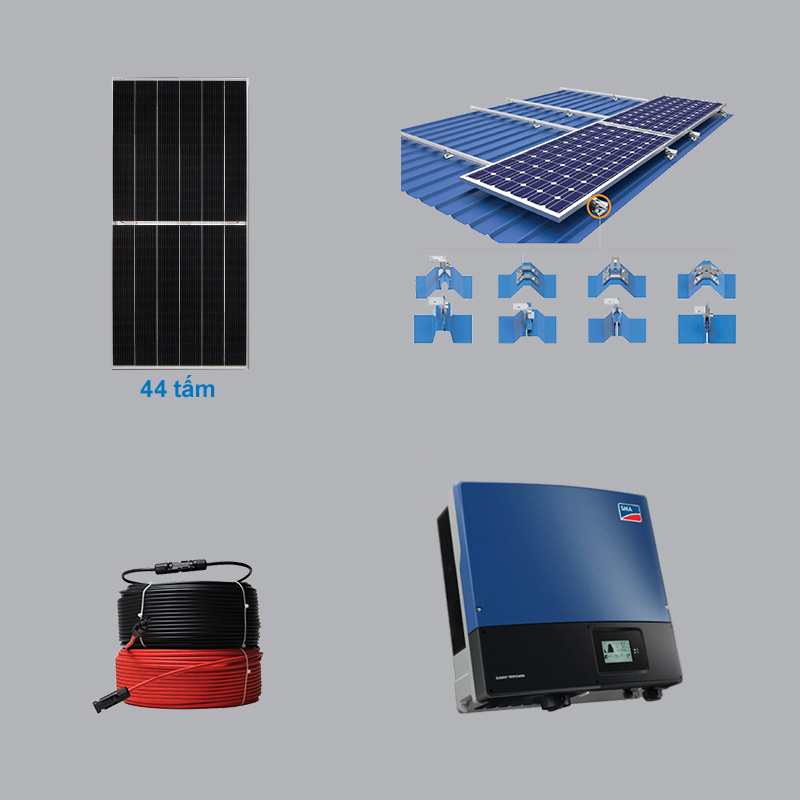 HỆ THỐNG ĐIỆN MẶT TRỜI 20.24 KWP 3 PHA