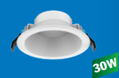 LED Downlight âm trần, MPE, DLF2-30N kích thước phi 230x95mm, ánh sáng 4000 - 4500K